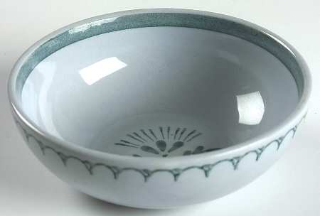 Green Thistle Coupe Cereal Bowl