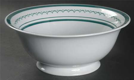 Green Thistle 10" Round Vegetable Bowl