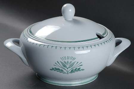Green Thistle Tureen &  Lid