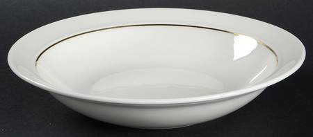 Harlekin Gold Rim Soup Bowl