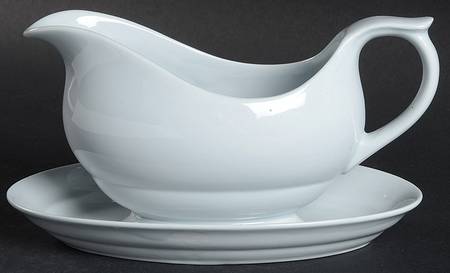 Ingrid Gravy Boat with Attached Underplate