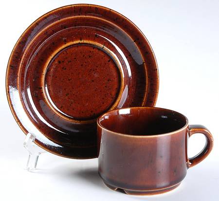 Krouvi Flat Cup & Saucer Set