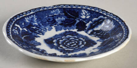 Landscape Blue Butter Pat