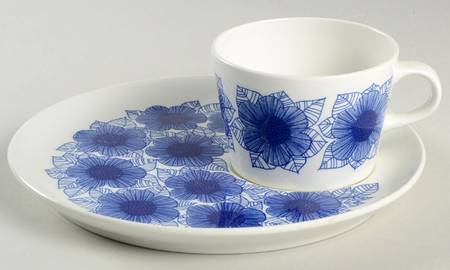Malva Snack Plate & Cup Set