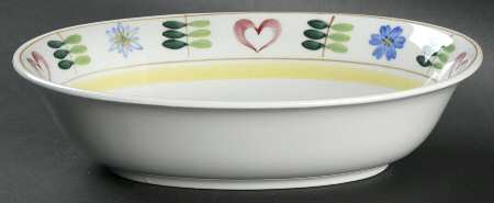 Pirtti 9" Oval Vegetable Bowl