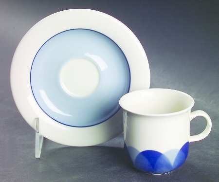 Pudas Arctica Flat Demitasse Cup & Saucer Set
