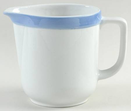 Ribbons Blue (White Background) 28 Oz Pitcher