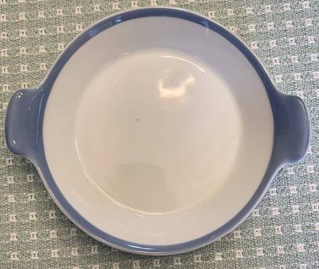 Ribbons Blue (White Background) Individual Augratin