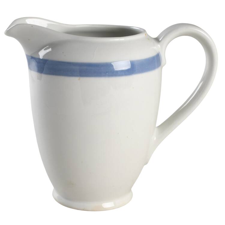 Ribbons Blue (White Background) 36 Oz Pitcher