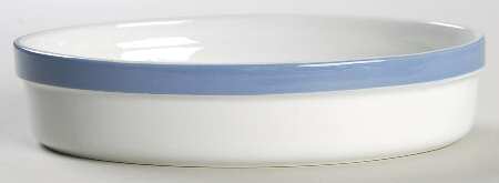 Ribbons Blue (White Background) 7" Augratin