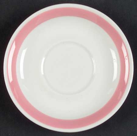 Ribbons Pink Saucer for Demitasse Cup