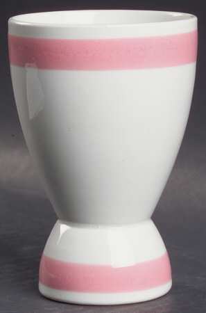 Ribbons Pink Double Egg Cup