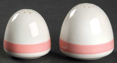 Ribbons Pink Salt & Pepper Set