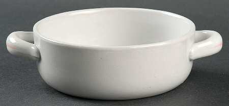 Ribbons Pink Individual Casserole No Lid