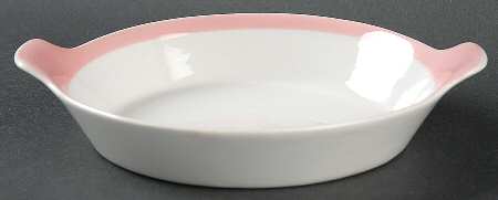 Ribbons Pink Individual Augratin