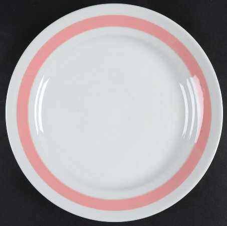 Ribbons Pink Luncheon Plate