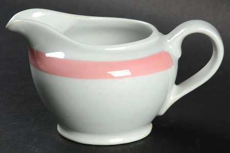 Ribbons Pink Mini Creamer