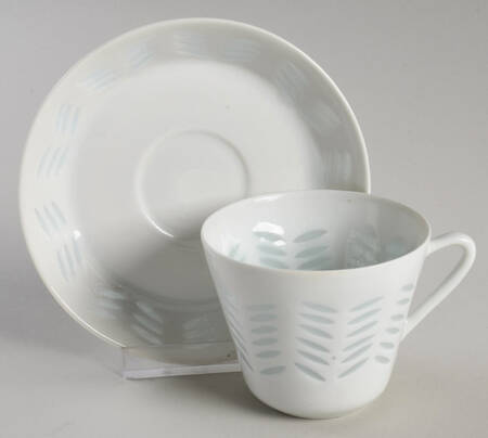 Rice (Grains) Flat Cup & Saucer Set