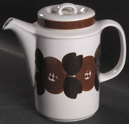 Rosmarin Brown Coffee Pot & Lid