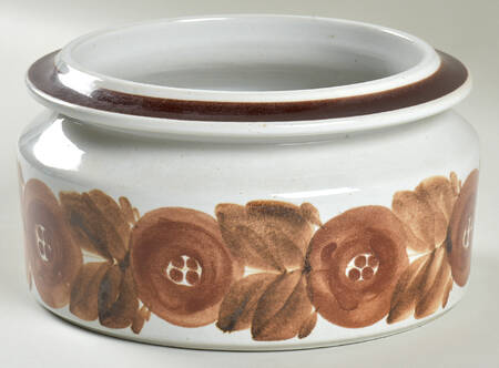 Rosmarin Brown 2 Qt Round Covered Casserole No Lid