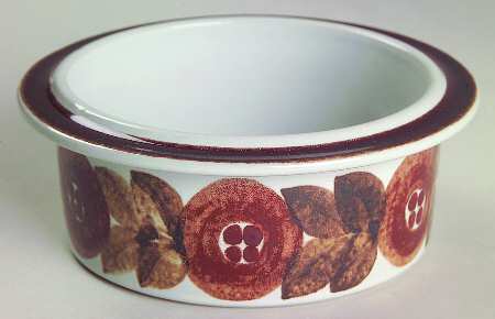 Rosmarin Brown Rim Fruit/Dessert (Sauce) Bowl