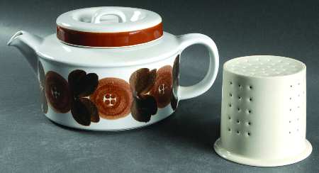 Rosmarin Brown Teapot & Lid with Infuser