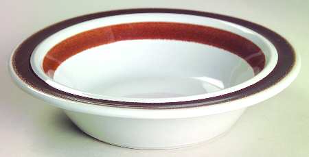 Rosmarin Brown Rim Cereal Bowl