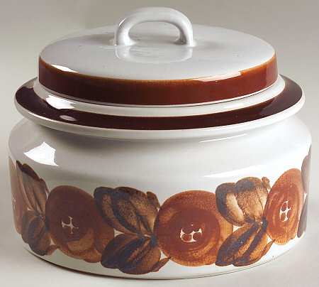 Rosmarin Brown 2 Qt Round Covered Casserole
