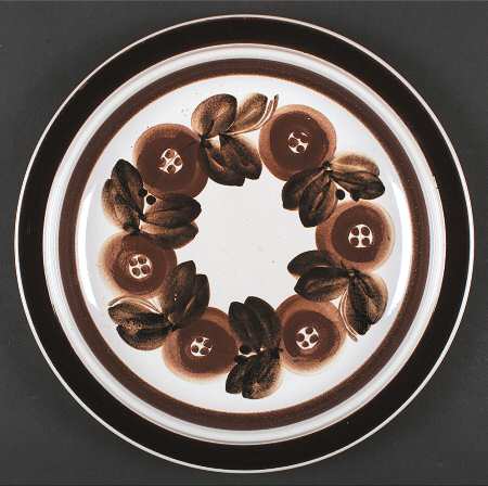 Rosmarin Brown 13" Chop Plate (Round Platter)