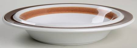 Rosmarin Brown Rim Soup Bowl