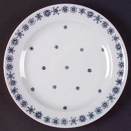 Snowflake Salad Plate