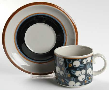 Taika Flat Cup & Saucer Set