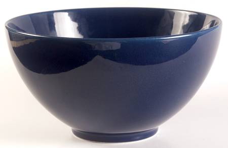 Teema Dark Blue 9" Round Vegetable Bowl