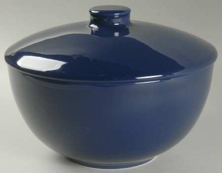 Teema Dark Blue 1.25 Qt Round Covered Casserole