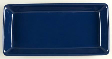 Teema Dark Blue Rectangular Tray