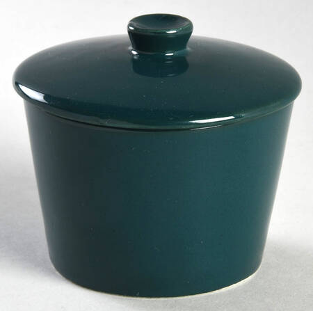 Teema Green Sugar Bowl & Lid