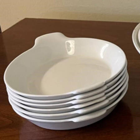 Teema Off White 6" Open Skillet