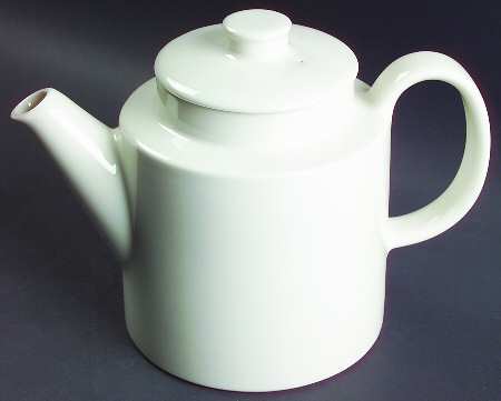 Teema Off White Tea/Coffee Pot & Lid