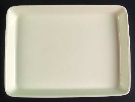 Teema Off White 12" Rectangular Serving Platter