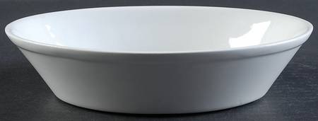 Teema Off White 8" Oval Vegetable Bowl