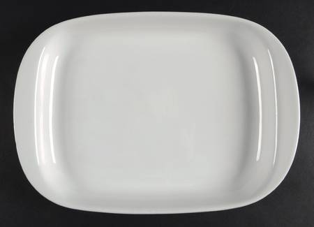 Domino White 13" Oval Serving Platter