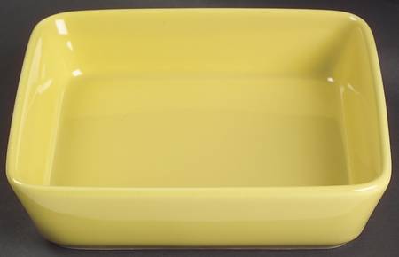 Teema Yellow 6" Square Vegetable Bowl
