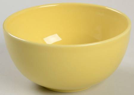 Teema Yellow 5" Round Vegetable Bowl