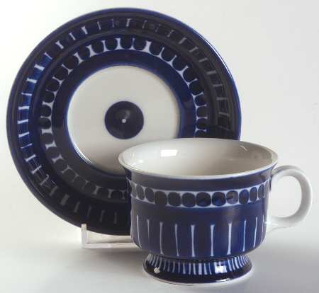 Valencia Footed Demitasse Cup & Saucer Set