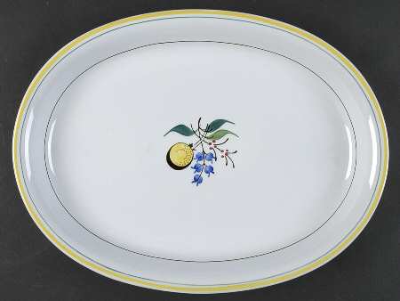 Windflower 14" Oval Serving Platter