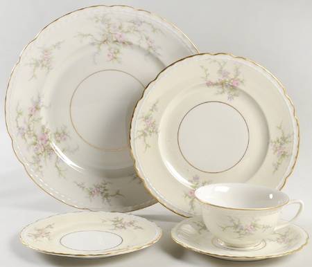 Old Rose 5 Piece Place Setting