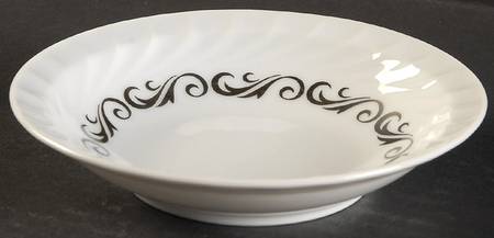 Silver Wreath Rim Fruit/Dessert (Sauce) Bowl