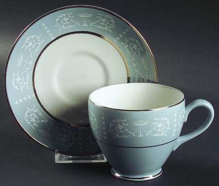 Belvedere Footed Cup & Saucer Set