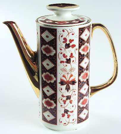 Kildare (Gold Trim) Coffee Pot & Lid