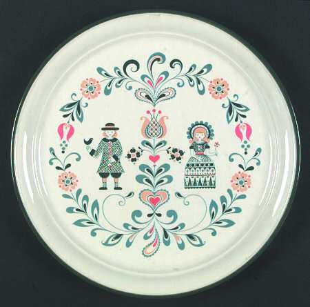 Lad N' Lassie Dinner Plate